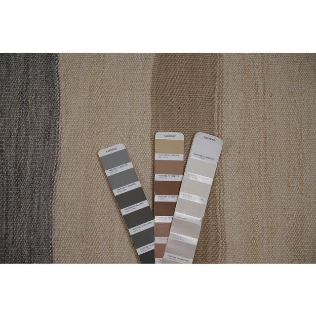 Vintage Oversized Striped Turkish Kilim Rug 8' X 10'4'' For Sale - Image 10 of 10