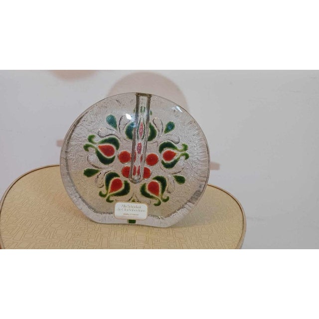 Glass Pop Art Glass Vases from Walther, 1970s, Set of 2 For Sale - Image 7 of 12