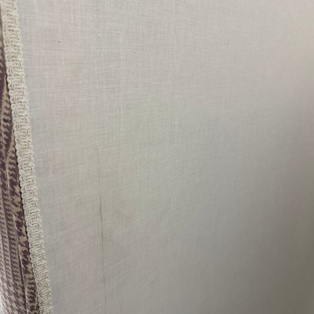 Queen Size Bespoke Glen Plaid Upholstered Headboard For Sale - Image 11 of 12