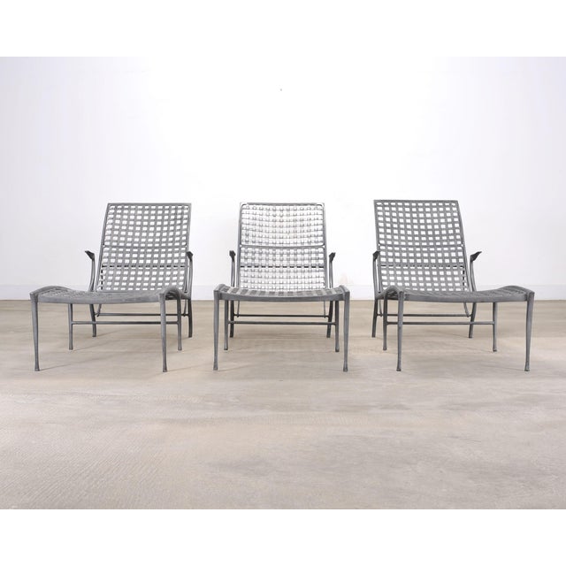 Late 20th Century Set of Six Dan Johnson for Brown Jordan Sol Y Luna Chaise Lounges For Sale - Image 5 of 18