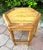 Burnt Bamboo Tortoise Rattan Table Riser Plant Stand For Sale - Image 10 of 10