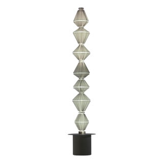 Oiphorique P GR Floor Lamp in Textile and Steel by Atelier Oi for Parachilna For Sale