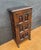 Spanish Rustic Solid Oak Cabinet with Paneled Door and Iron Hardware, 1880s For Sale - Image 9 of 10