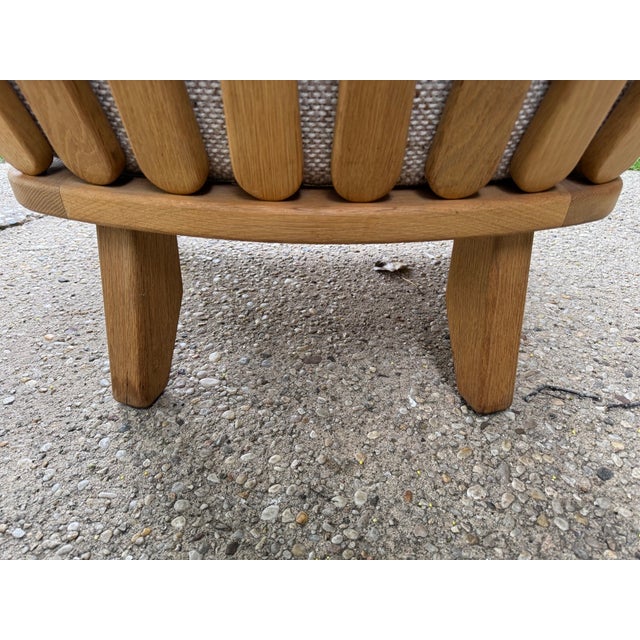 Grégoire Lounge Chair by Guillerme Et Chambron, France 1960s For Sale - Image 9 of 11