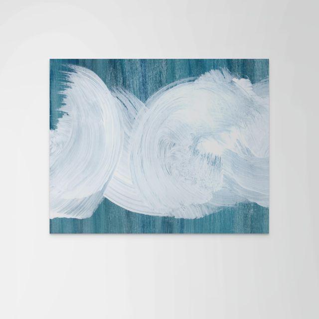 Modern Abstract Original Canvas Art Print Swirl Series For Sale In Phoenix - Image 6 of 7