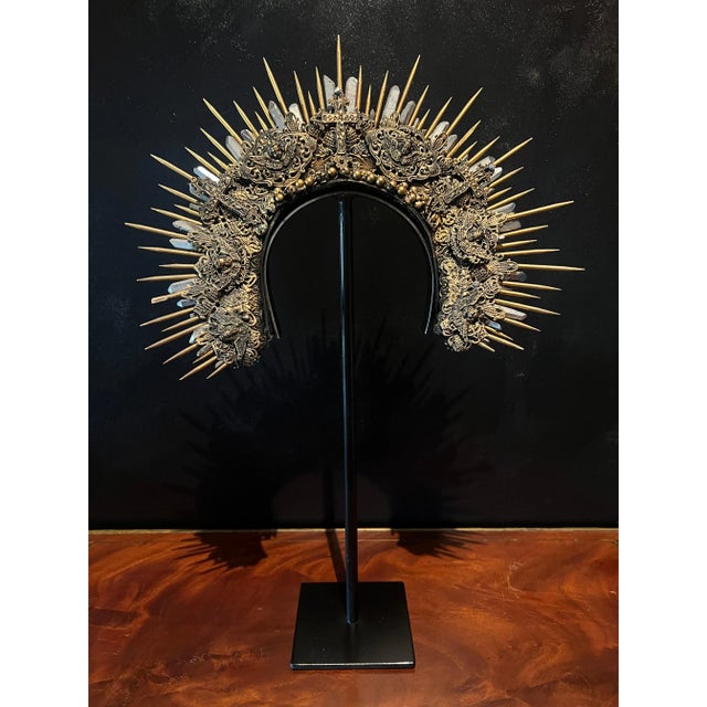 Contemporary Mounted Custom Head Dress from Broadway Show For Sale - Image 3 of 11