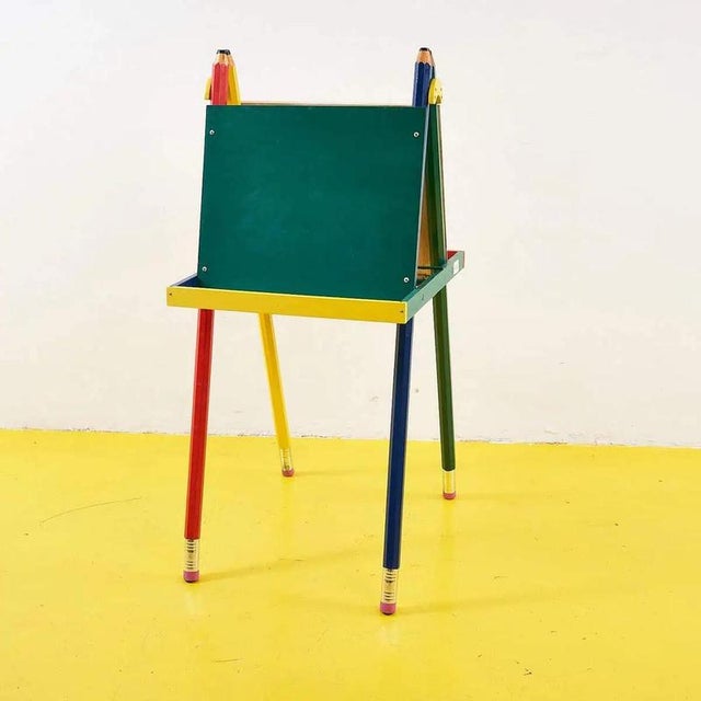 Multicolor Easel Chalkboard For Sale - Image 4 of 8