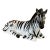 Vintage Regency Hand-Painted Ceramic Zebra Figurine by Sv Italy For Sale