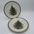Shabby Chic Vintage Christmas Tree by Cuthbertson Dinner Plates and Platter - 6 pcs For Sale - Image 3 of 12