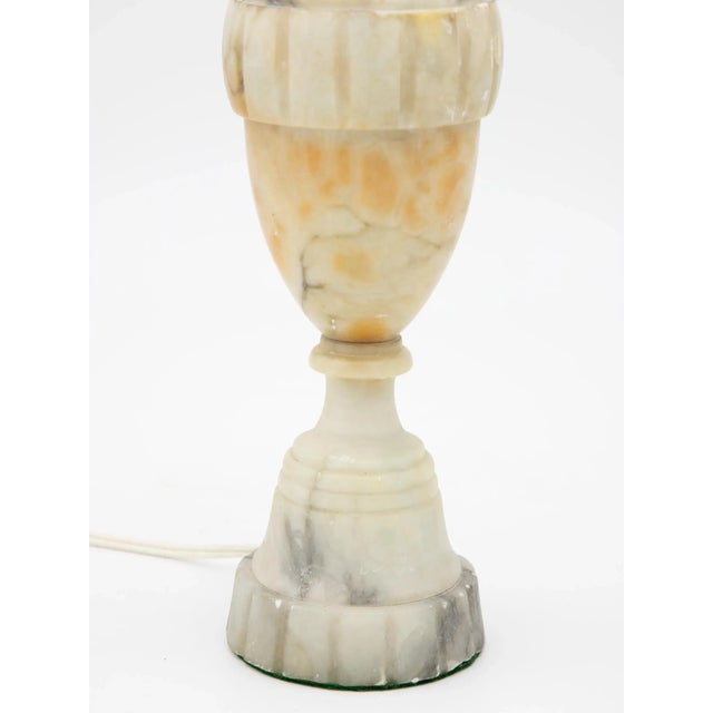 Early 20th Century Alabaster Lamp For Sale In New York - Image 6 of 9