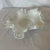 Glass 1960s Fenton Crystal Silver Crest Milk Glass, Double Ruffled Scalloped Rim Bowl For Sale - Image 7 of 10