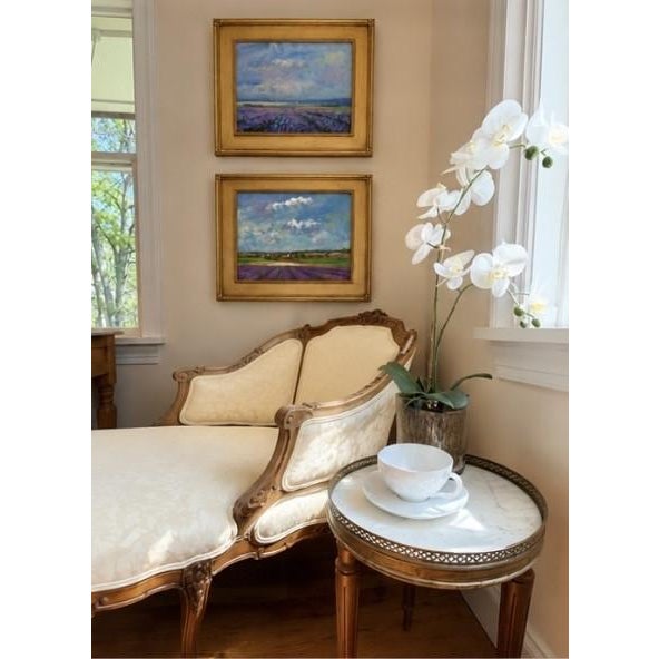 Antique Carved Louis XV–Style Chaise Lounge This extraordinary antique French Style chaise lounge—with its graceful...