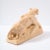 This stunning sculpture of an Art Deco Pouncing Tiger is realized in a pale terra-cotta glaze ceramic .It features a...