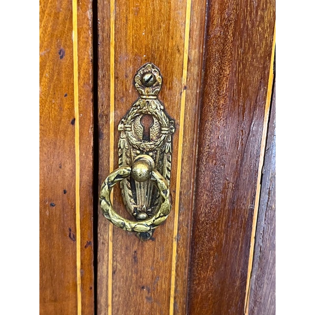 Pair of French Louis XV Style Satinwood One Door Nightstand Bedside Cabinet For Sale - Image 11 of 12