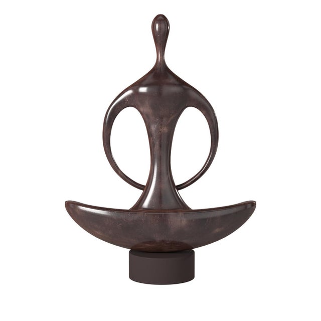 2020s Abstract Yoga Silhouette Sculpture For Sale - Image 5 of 9