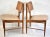 Danish Mid Century Modern Chairs With Caning- a Pair For Sale - Image 4 of 4