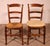Straw-Seated Cherrywood Chairs, 1970s, Set of 8 For Sale - Image 3 of 13