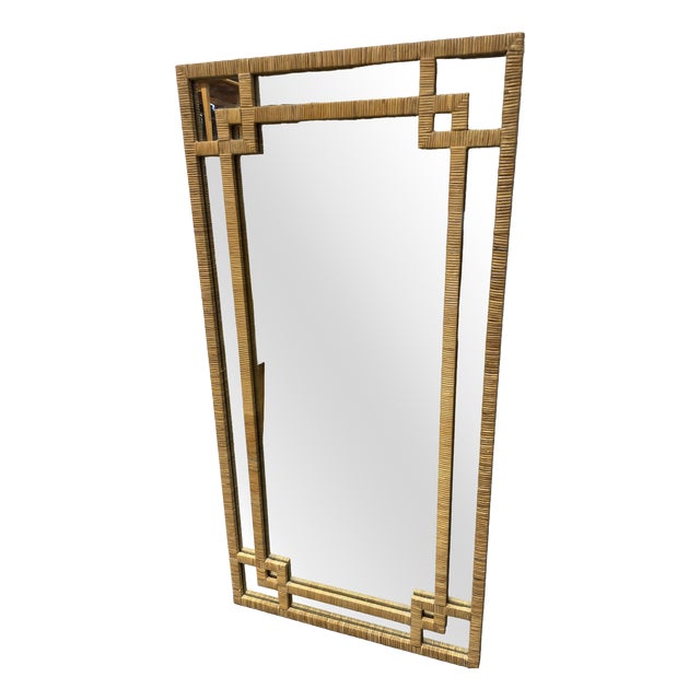 Mid-Century Modern Geometric Wall Mirror, 1960s For Sale