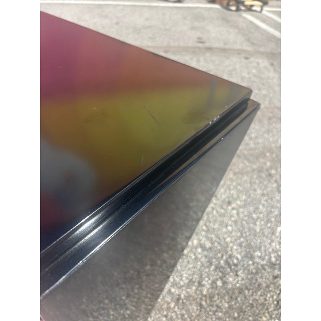 Metal 1990s Lee Weitzman Sculptural Postmodern Bench With Storage, Signed For Sale - Image 7 of 12