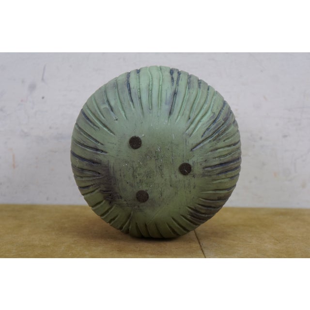 Ceramic Yelyn Vivoni Modern Ceramic Bud Vase Orb 6" For Sale - Image 7 of 12