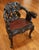 Antique Late 19th Century Meiji Japanese Dragon Carved Chair Dimensions : 26" Wide X 18" Deep X 34" Tall Arm height -...
