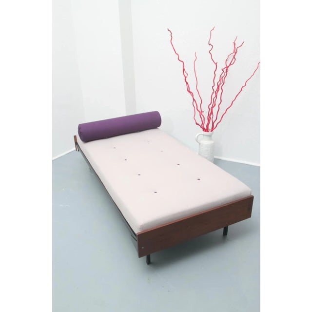 Vintage White & Purple Daybed For Sale - Image 6 of 11