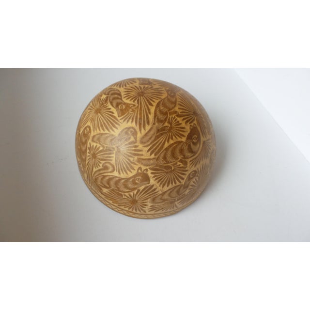Late 20th Century Mexican Carved Gourd Attributed to Oaxaca For Sale - Image 10 of 14