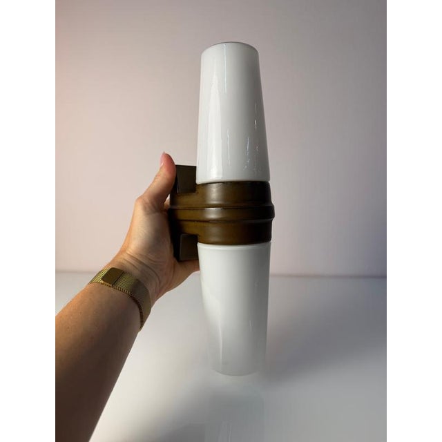 Model 6060 Wall Lamp in Brown by Sigvard Bernadotte for Ifö For Sale - Image 11 of 11