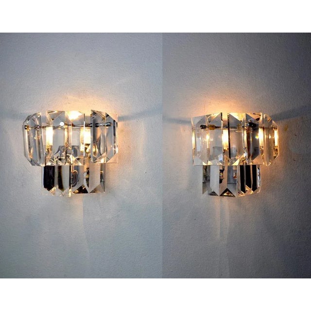 Very nice pair of kinkeldey wall lamps designated and produced in germany in the 1970s. Very beautiful design object that...