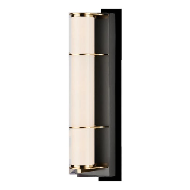 Currey & Company Blaine Bronze Bath Wall Sconce For Sale
