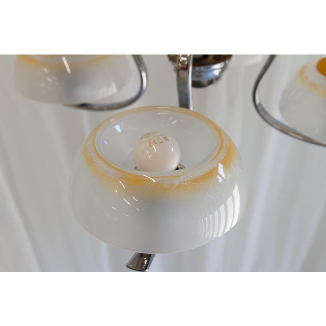 Art Deco Danish Fried Egg Chandelier from Fog & Mørup, 1930s For Sale - Image 18 of 18