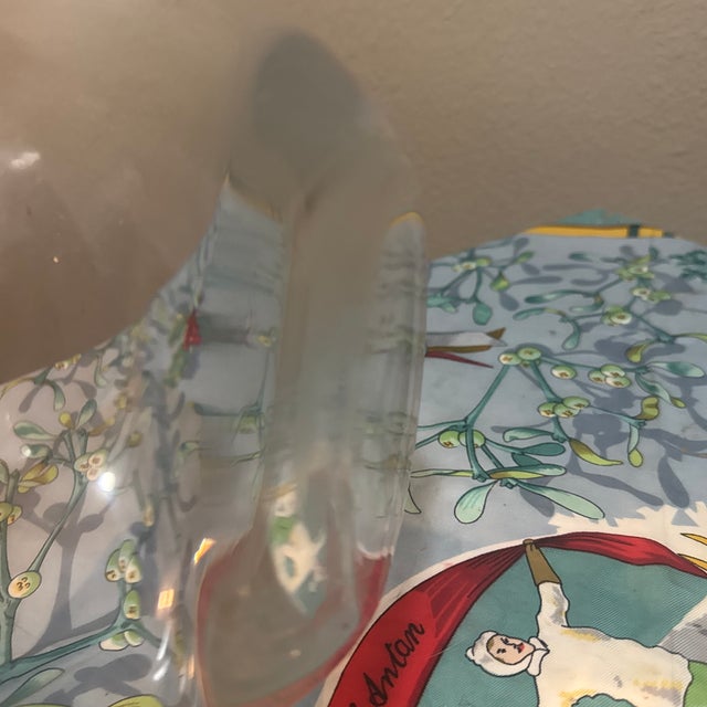 Tiffany and Co. 1990s Tiffany & Co. Glass Water Pitcher For Sale - Image 4 of 6