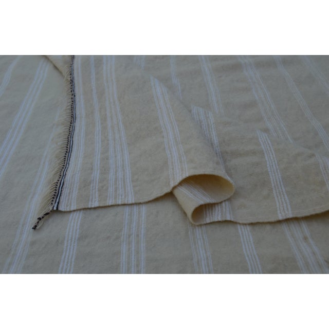 Textile Mid 20th Century Moroccan Berber Throw For Sale - Image 7 of 8