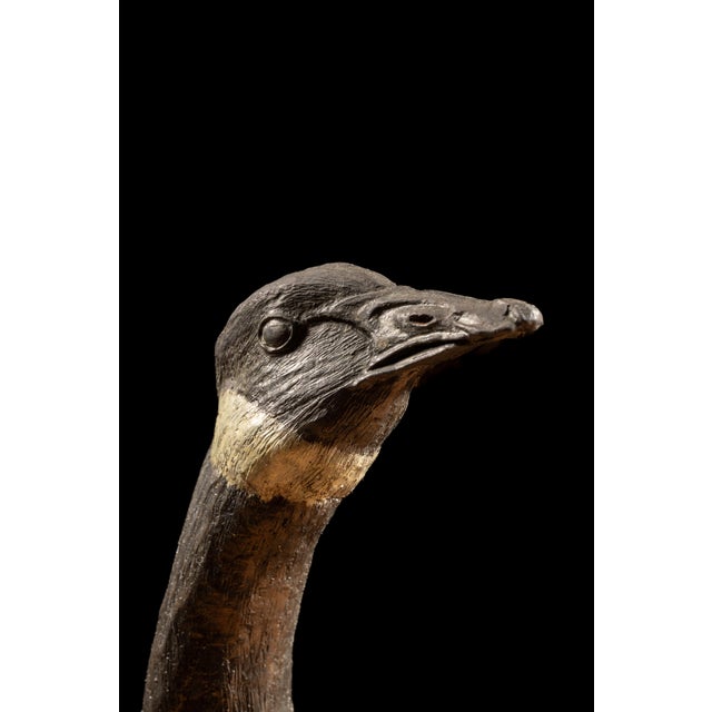 1980s Bronze Canada Goose Sculpture “Nature’s Delight” by James E. Hoker For Sale - Image 4 of 10