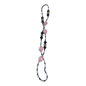 Vintage Carnival Iridescent Glass Beads Necklace