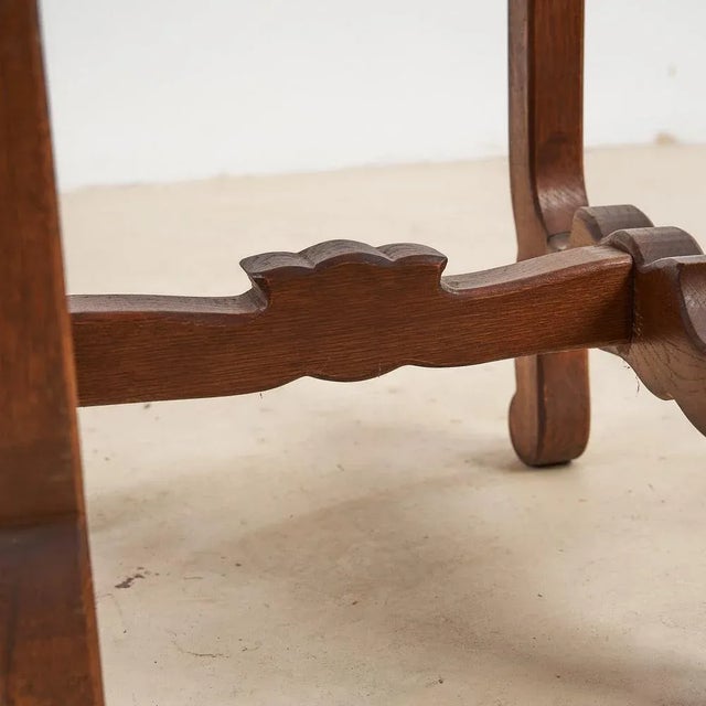 Wood Set of Oak Chairs For Sale - Image 7 of 9