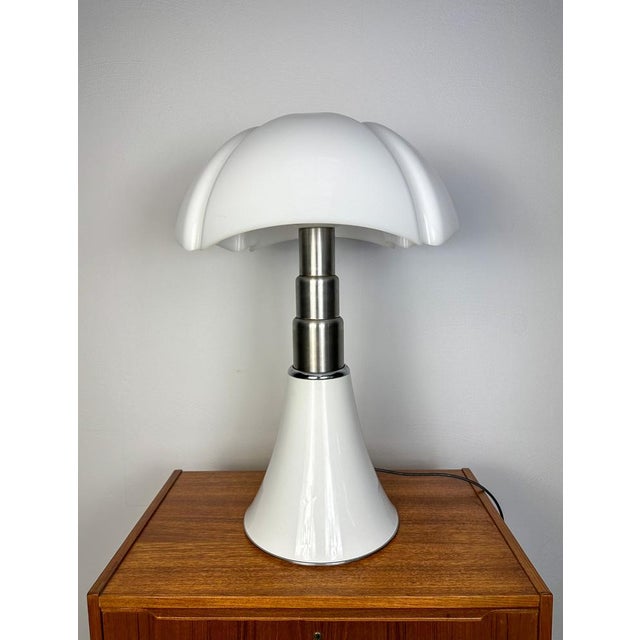 Mid-Century Modern Large Vintage Pipistrello Lamp by Gae Aulenti for Martinelli Luce, 1970s For Sale - Image 3 of 15