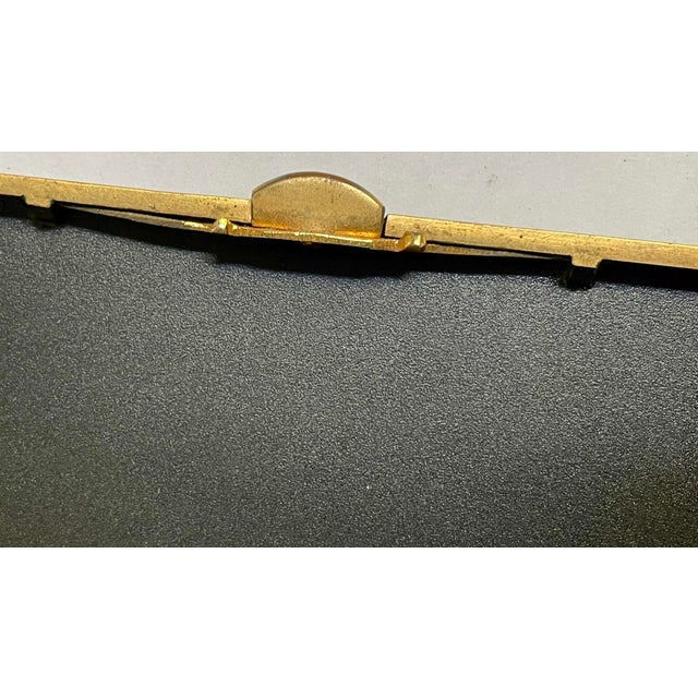 Metal Mid 20th Century Japanese Kyoto Damascene Tiger Card Mixed Metal Case Amita Japan For Sale - Image 7 of 12