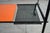 Vintage Orange Perforated Metal Serving Cart, 1950s For Sale - Image 11 of 13