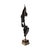 Black Elemental Leaf Sculpture - Large For Sale - Image 9 of 11