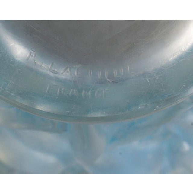 Glass Vintage Opalescent Bacchantes Vase by René Lalique, 1927 For Sale - Image 7 of 8