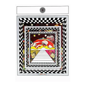 1970 Peter Max Pop Art Poster 14 Cosmic Window