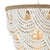 2020s Lorelei Wood Bead Chandelier, White For Sale - Image 5 of 7