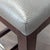 Gray Leather and Wood Bar Stool For Sale - Image 8 of 8