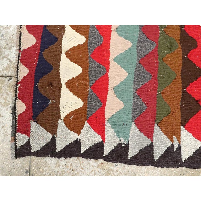 Textile Galerie Shabab Collection Mid-20th Century Persian Flatweave Kilim Rug For Sale - Image 7 of 9