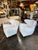 1950s Pair of Italian Boucle Armchairs Attributed to Guglielmo Ulrich For Sale - Image 5 of 9