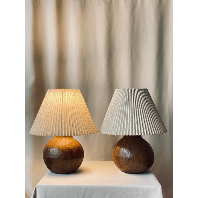 Plissé Table Lamps, 1970s, Set of 2 For Sale - Image 18 of 18