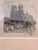 Mid 20th Century Hans Figura Signed Etching Notre Dame Paris Framed Fine Art Print 11x9 For Sale - Image 4 of 4