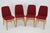Elm Dining Chairs, Czechoslovakia, 1960s, Set of 4 For Sale - Image 3 of 15