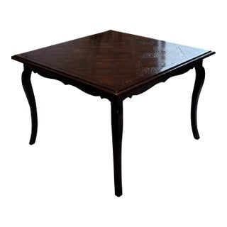 Vintage French Provincial Style Card Table With Extensions Attributed to Guy Chaddock For Sale